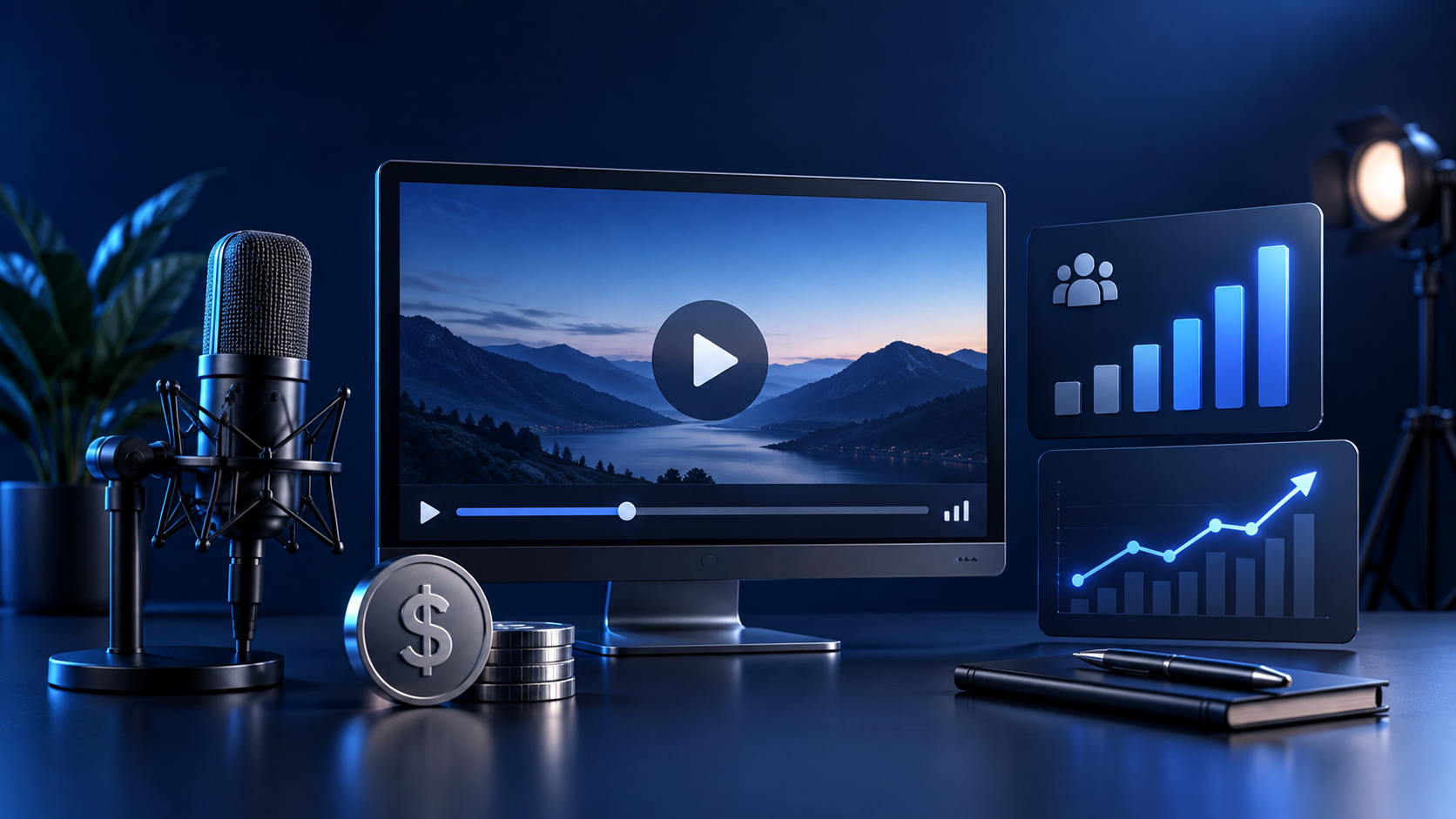 YouTube monetization course visual